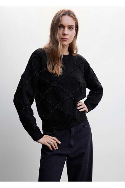 MANGO Woman Lureks Detailed Sweater