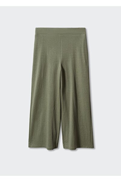 MANGO Woman Crop Culotte Pantolon