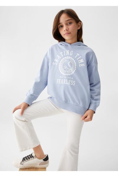 MANGO Kids Hanorac portocaliu pentru copii