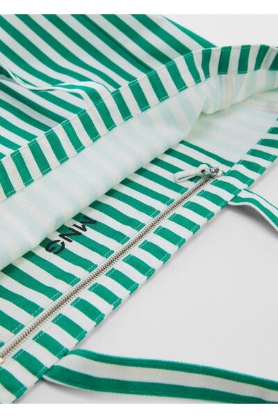 MANGO Woman Desenli Shopper Çanta