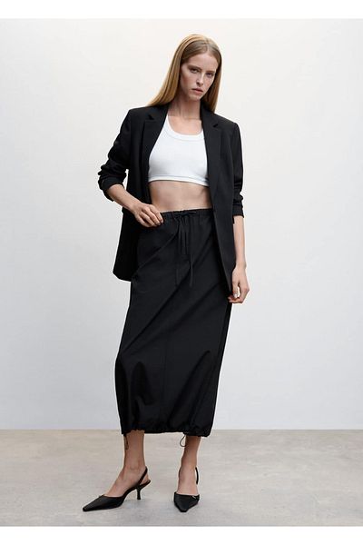 MANGO Woman Parachute Skirt
