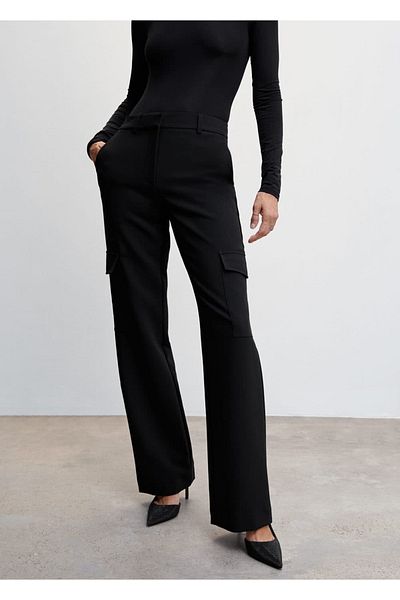 MANGO Woman Slim Fit Cargo Pants