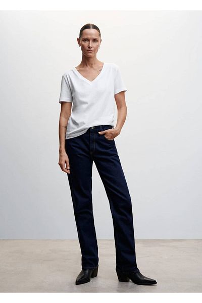 MANGO Woman Tricou esențial din bumbac