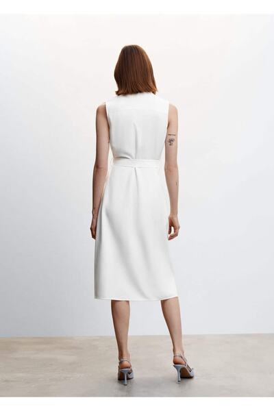 MANGO Woman Midi Yelek Elbise