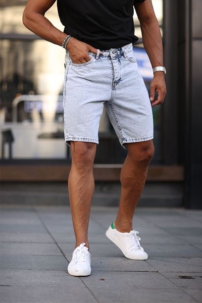 Light blue sale metallic shorts