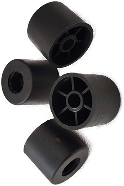 Tektıkla Yuvarlak Baza Stoper Baza Yatak Tutucu Plastik 4 Adet