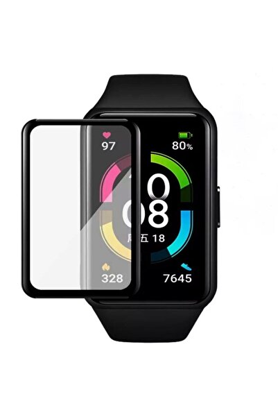 Huawei واقي شاشة الحيوانات الأليفة النحيف Honor Band 6 يغطي شاشة واحدة بشكل كامل