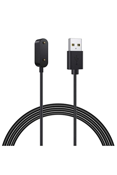 Huawei Watch Fit Manyetik Usb Şarj Kablosu Siyah