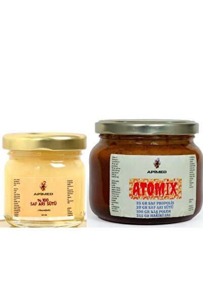 APİMED Arı Sütü (40gr) Ve Atomix(400gr) Muhteşem Ikili