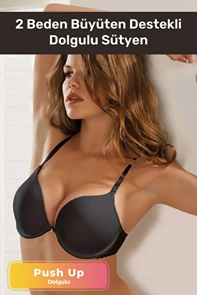 Pastimore Premium Extra Push Up 2 Beden Büyüten Destekli Dolgulu Sihirli Kadı...