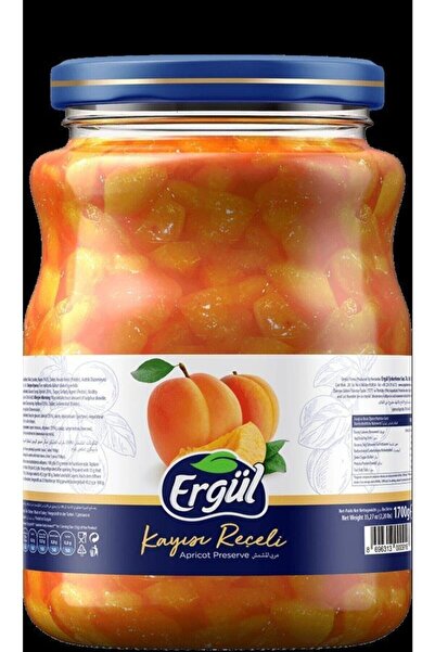 ERGÜL 1500 gr Kavanoz Reçel Kayısı