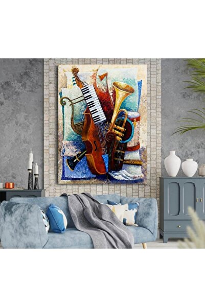 KanvasSepeti Vopsea în ulei Aspect Instrumente Canvas Canvas Canvas Painting