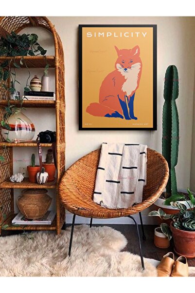 KanvasSepeti Apstraktna dekorativna vintage retro boemska boho umetnost vekto...