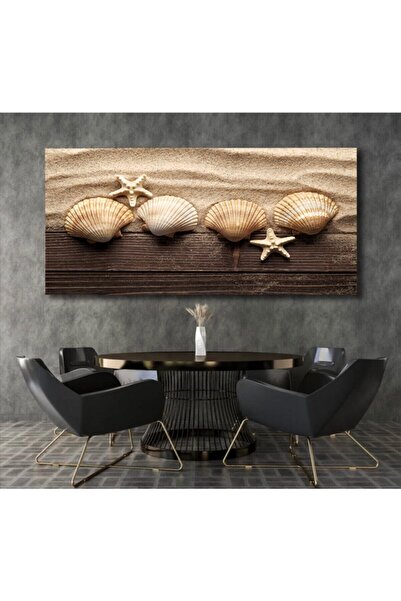 KanvasSepeti Картина на платно с морски раковини и морски звезди