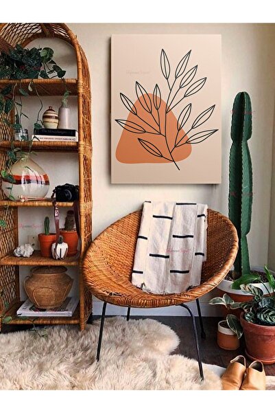 KanvasSepeti Soyut Dekoratif Vintange Retro Bohe Bohem Boho Art Vektorel Abst...