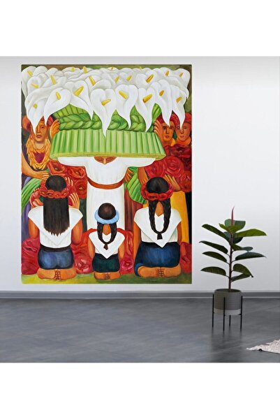 KanvasSepeti Diego Rivera Festival cveća Santa Anita Banket Slika na platnu