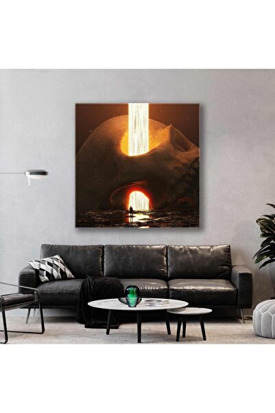 Tuval Sepeti Universul distopic Lumină puternică care se eliberează din cap D...