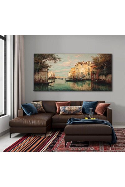 KanvasSepeti Nostalji Yağlı Boya Görünümlü Kanvas Kanvas Canvas Tablo