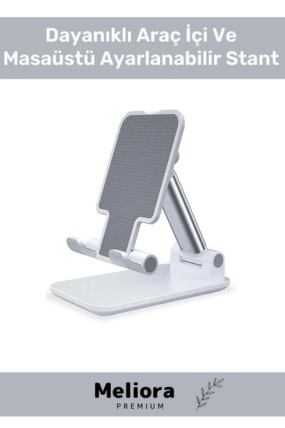 Generic Brand Professional Deluxe Series Tablet Holder - 2 Stages, White, Length