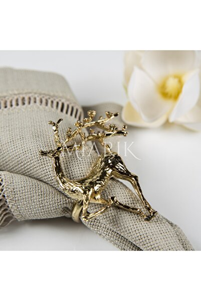 MIARIK DESIGN & DEKORASYON Döküm 6’lı Peçete Halkası Peçete Yüzüğü