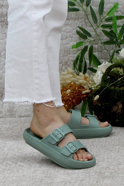 Mehmet Mete EZ0095 Beach Sea Pool Slippers Light Comfortable Flexible Women's Slippers