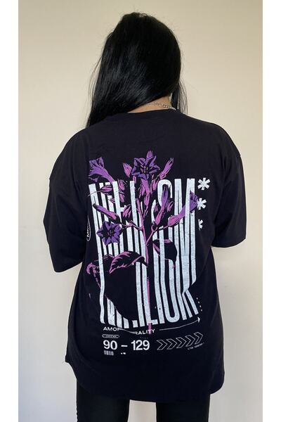 Butik Nilyam Γυναικείο T-Shirt μεγάλου μεγέθους μαύρο
