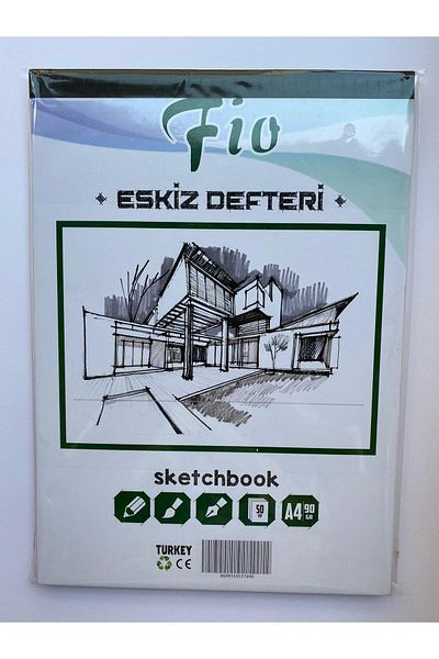 FİO A4 Sketchbook 90 Gr 50 Sheets