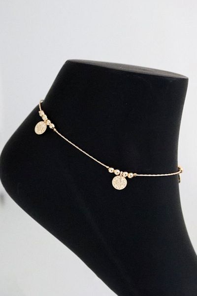 EUROMODA Specially Designed Gold Colored Anklet Foot Accessory