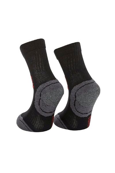 THERMOFORM Дълги черни унисекс детски чорапи за открито
