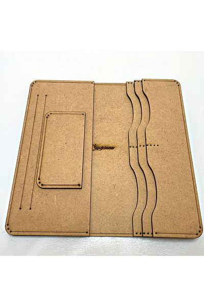 ipekbazaar iB014 Leather Hobby Large Wallet Mold 6 Piece Mold