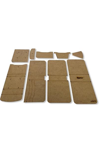 ipekbazaar iB15 Leather Hobby Wallet Mold with Cover 9 Pieces Mold