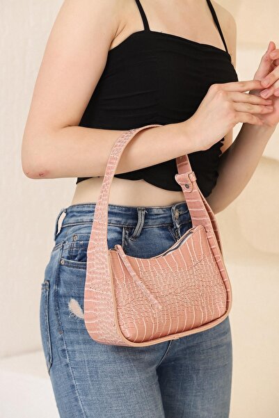 Stilgo Geantă baguette cu model crocodil pentru femei STL-TNS02Z