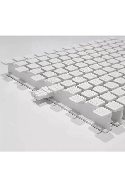 Atlaspool 24,5 Cm Tek Geçme P.p. Tek Dizme Tırnaklı Savak Izgarası 1 Metre