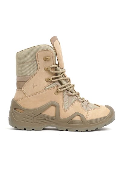 Vogel Zippered Nubuck Leather Desert (Beige) Boots