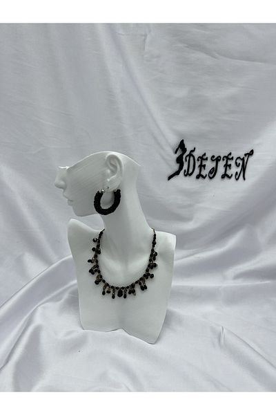 3desen WHITE DECORATIVE JEWELRY MANNENI 25 CM