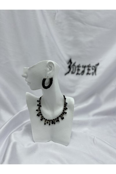 3desen WHITE DECORATIVE JEWELRY MANNENI 25 CM