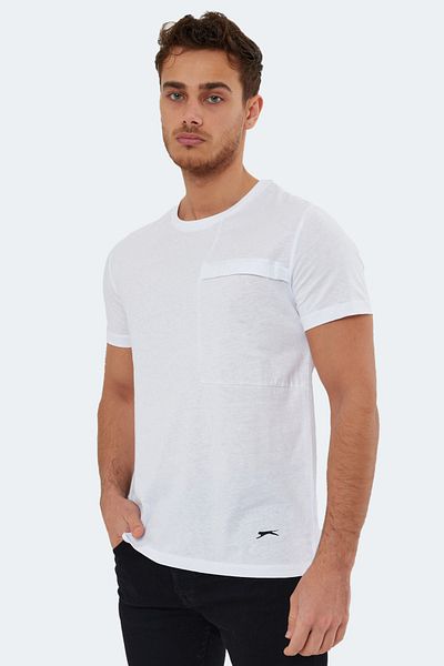 Slazenger Ανδρικό κοντομάνικο μπλουζάκι KAURI Λευκό