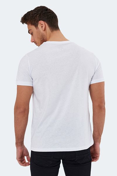 Slazenger Ανδρικό κοντομάνικο μπλουζάκι KAURI Λευκό