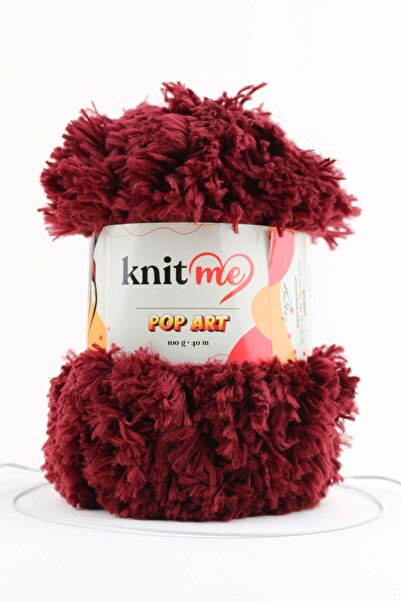 knitme POP ART 100 gr 3'li Paket Kürk Görünümlü El Örgü İpİ Taka Yarn (968)