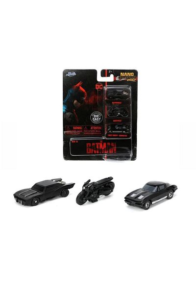 Simba JADA SET 3 VEHICULE NANO BATMAN 4CM