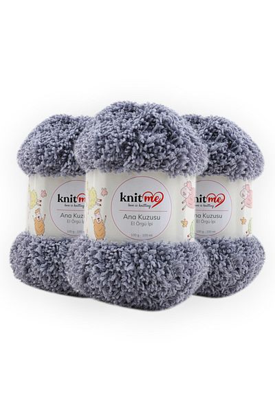 knitme Κύριο Κουζούσου 100 γρ 3'λι Πακέτο Νήμα Πλεκτικής για Μωρά Taka Yarn (758)