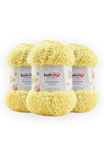 knitme MOTHER'S LAMB 100 gr 3 Pack Baby Hand Knitting Yarn Taka Yarn (703)