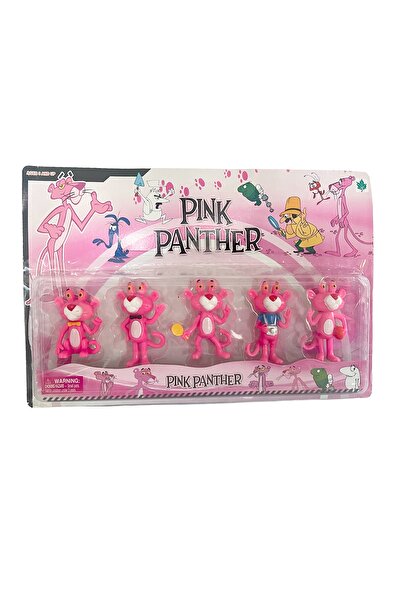 UDATOYS Pembe Panter Pink Panther Oyuncak Karakter Figür Seti 5li