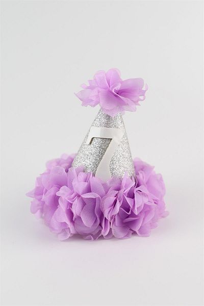 Le Mabelle Lila 7 Years Funnel Birthday Clip Buckle
