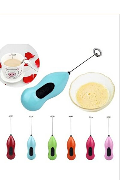 BÜYÜLÜ HOME Mini Mikser Kahve Süt Köpürtücü Karıştırıcı Cappucino Mixer Pilli...