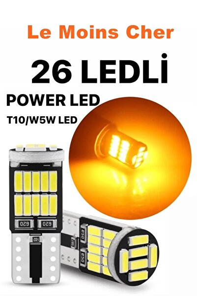 Le Moins Cher Tata İndigo T10 26 Led Metal Turuncu Park, Plaka Tavan Ampulü 2...