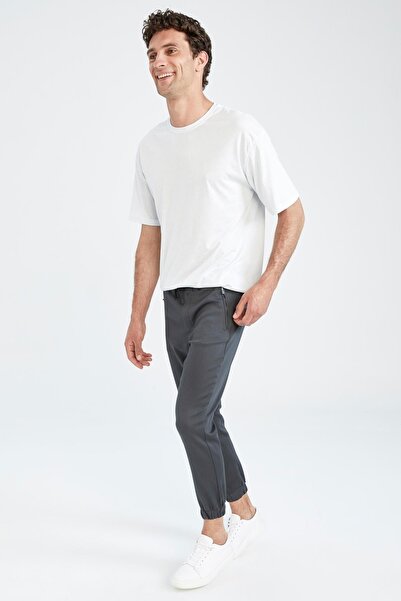 DeFacto Kalhoty Jogger Standard Fit Gabardine Chino