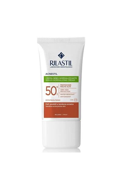 Rilastil Düzensiz Ciltler Için Matlaştırmaya Yardımcı Yüz Güneş Koruyucu Krem...