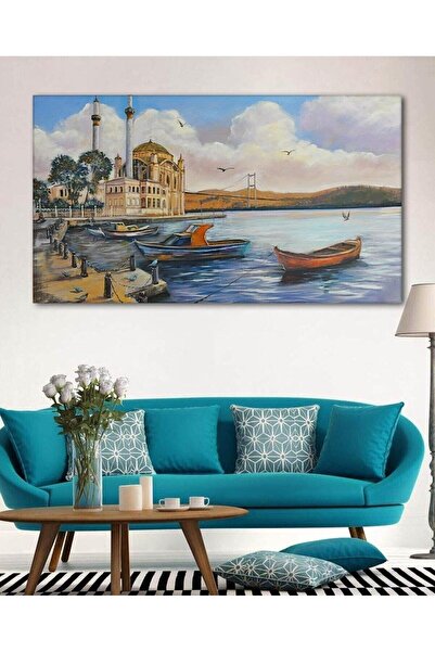 My canvas Istanbul Beşiktaş Manzara Resimleri Duvar Dekorasyon Kanvas Tablo