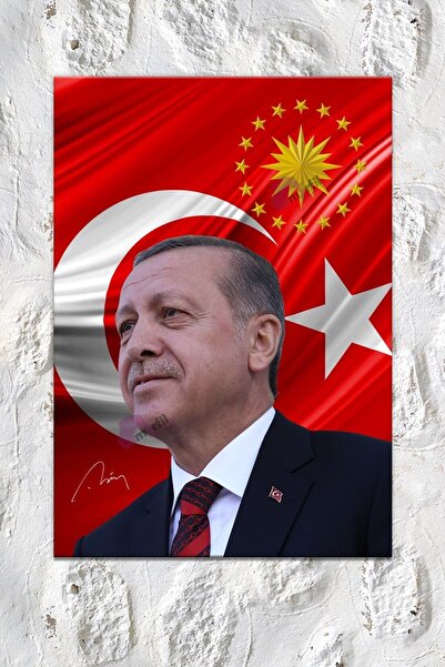 My canvas Recep Tayyip Erdoğan Cumhurbaşkanı Erdoğan Rte Kanvas Tablo (7 Fark...